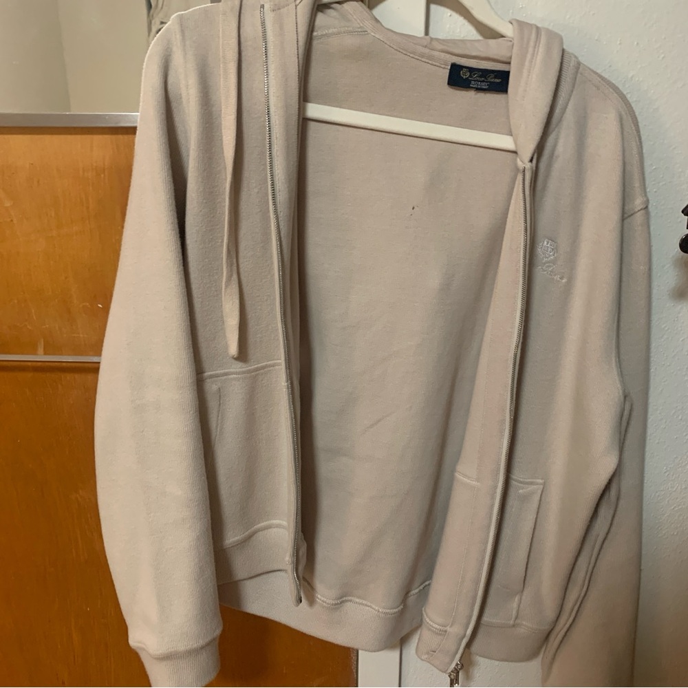 Loro piana hood zip jacket